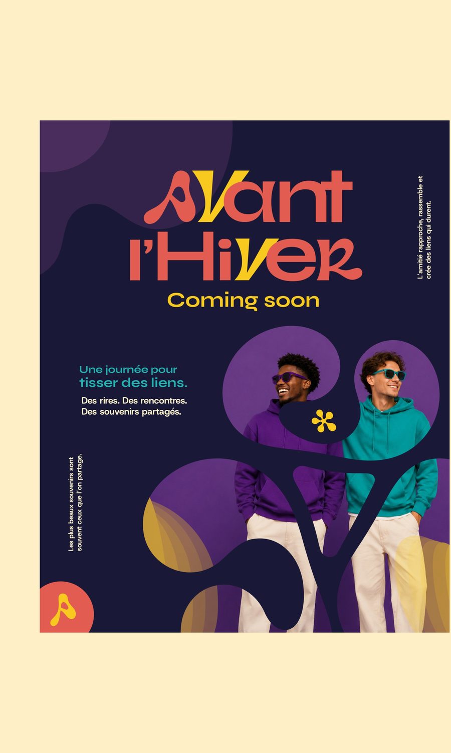 Avant l'Hiver — identité visuelle, version sombre